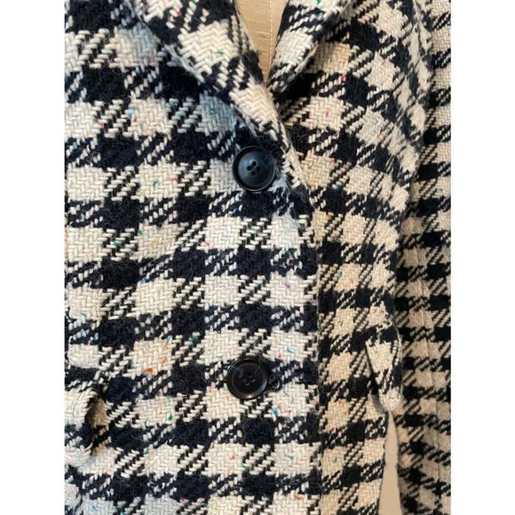 Talbots Speckled Boucle Wool Blend Jacket Fully Lined Size 10 - Picture 3 of 11
